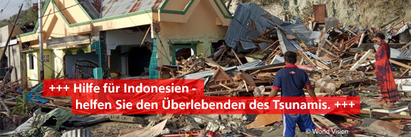 Hilfe für Indonesien